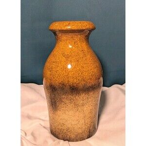 Vintage Scheurich Keramik 208-21 West German Pottery Vase 7” Brown Tan